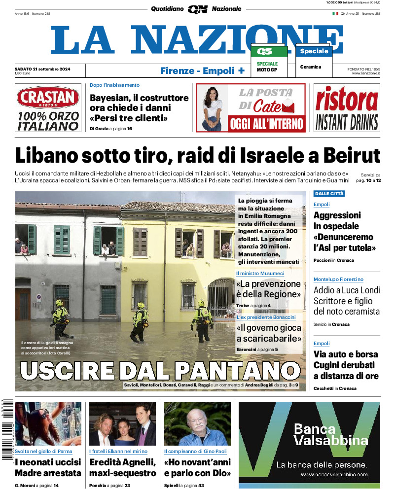 Prima-pagina-la nazione-edizione-di-oggi-20240921